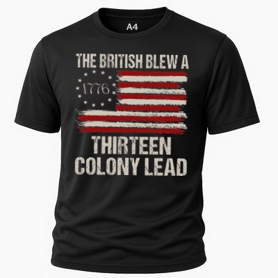 The British Blew A 13 Colony Lead Funny 4th Of July Performance Shirt