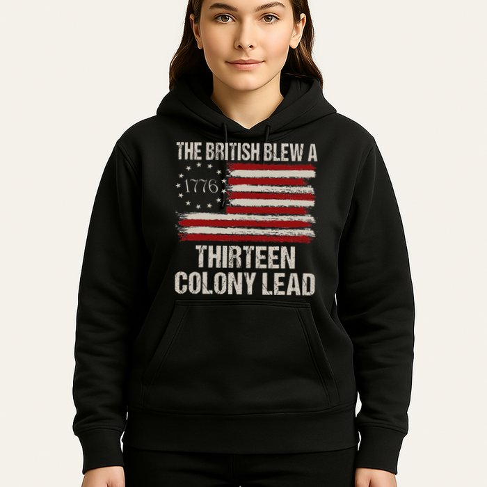 The British Blew A 13 Colony Lead Funny 4th Of July Hoodie