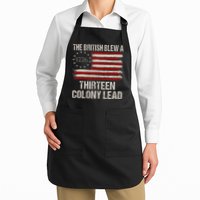 The British Blew A 13 Colony Lead Funny 4th Of July Apron