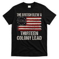 The British Blew A 13 Colony Lead Funny 4th Of July T-Shirt