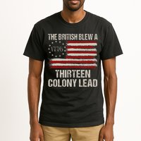 The British Blew A 13 Colony Lead Funny 4th Of July Tall T-Shirt