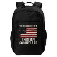 The British Blew A 13 Colony Lead Funny 4th Of July Backpack