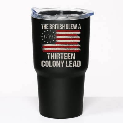 The British Blew A 13 Colony Lead Funny 4th Of July Tumbler