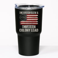 The British Blew A 13 Colony Lead Funny 4th Of July Tumbler