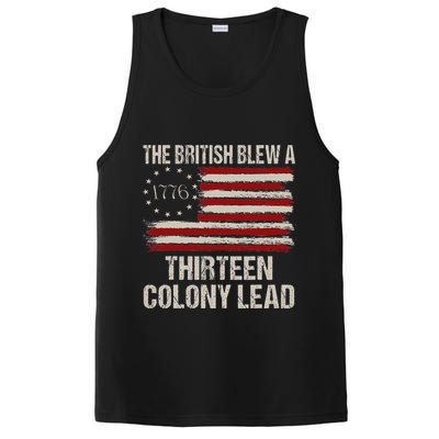 The British Blew A 13 Colony Lead Funny 4th Of July PosiCharge Competitor Tank