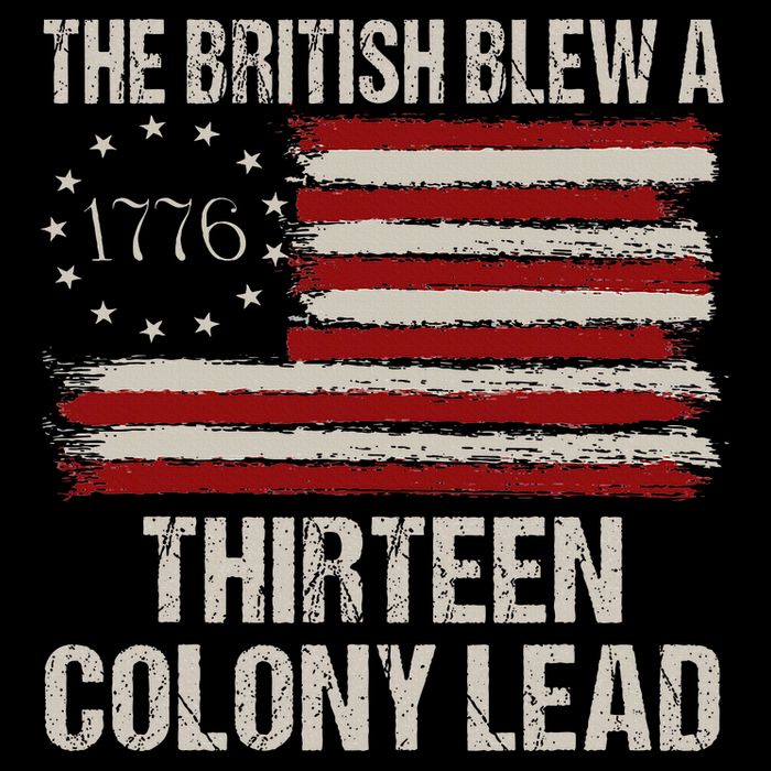 The British Blew A 13 Colony Lead Funny 4th Of July Visor
