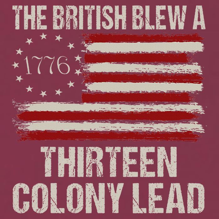 The British Blew A 13 Colony Lead Funny 4th Of July 16oz Travel Tumbler