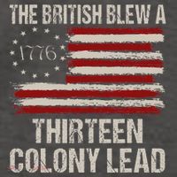 The British Blew A 13 Colony Lead Funny 4th Of July Vector Backpack