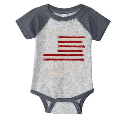 The British Blew A 13 Colony Lead Funny 4th Of July Infant Baby Jersey Bodysuit