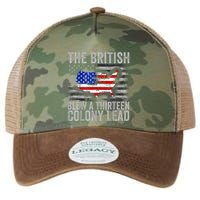 The British Blew A 13 Colony Lead Funny 4th Of July Legacy Tie Dye Trucker Hat