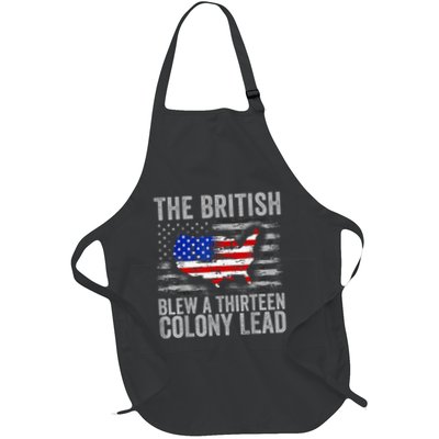 The British Blew A 13 Colony Lead Funny 4th Of July Apron