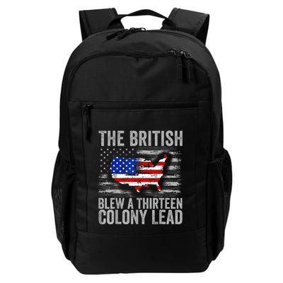 The British Blew A 13 Colony Lead Funny 4th Of July Backpack