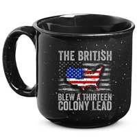 The British Blew A 13 Colony Lead Funny 4th Of July 15oz Campfire Ceramic Mug