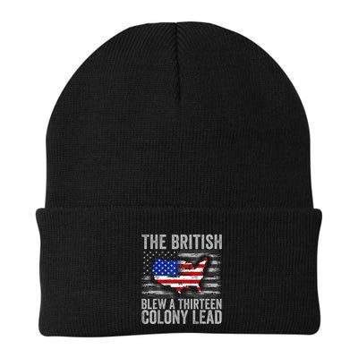 The British Blew A 13 Colony Lead Funny 4th Of July Beanie