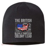 The British Blew A 13 Colony Lead Funny 4th Of July Sustainable Beanie