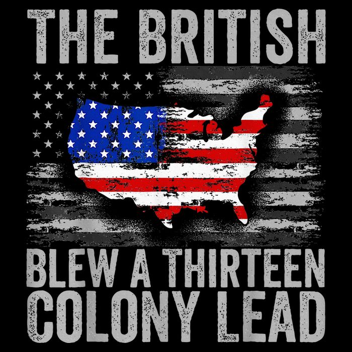 The British Blew A 13 Colony Lead Funny 4th Of July 16 in Basic Backpack