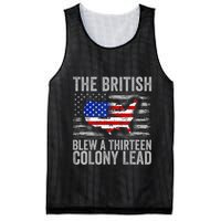 The British Blew A 13 Colony Lead Funny 4th Of July Mesh Reversible Basketball Jersey Tank