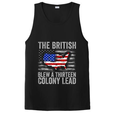 The British Blew A 13 Colony Lead Funny 4th Of July PosiCharge Competitor Tank