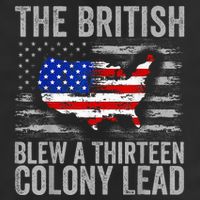 The British Blew A 13 Colony Lead Funny 4th Of July Microfiber Hand Towel