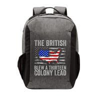 The British Blew A 13 Colony Lead Funny 4th Of July Vector Backpack