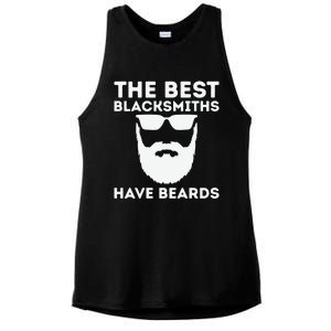 The Best Blacksmiths Have Beards Ladies PosiCharge Tri-Blend Wicking Tank