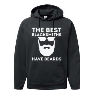 The Best Blacksmiths Have Beards Performance Fleece Hoodie