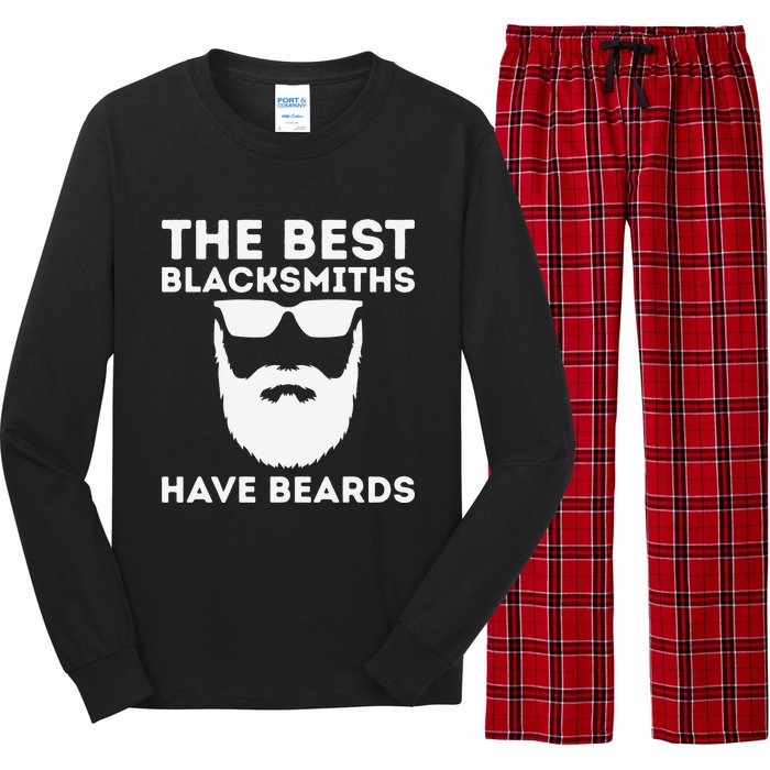 The Best Blacksmiths Have Beards Long Sleeve Pajama Set