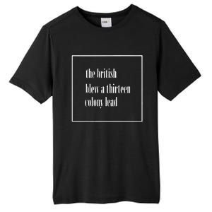 The British Blew A Thirteen Colony Lead Tall Fusion ChromaSoft Performance T-Shirt