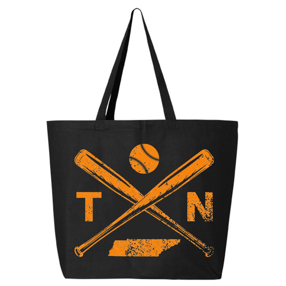Tennessee Baseball Bats & Ball Classic Baseball Player 25L Jumbo Tote