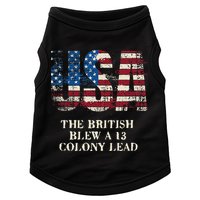 The British Blew A 13 Colony Lead Funny 4th Of July Doggie Tank