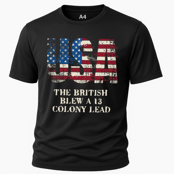 The British Blew A 13 Colony Lead Funny 4th Of July Performance Shirt