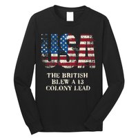 The British Blew A 13 Colony Lead Funny 4th Of July Long Sleeve Shirt