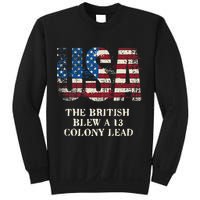 The British Blew A 13 Colony Lead Funny 4th Of July Sweatshirt