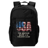 The British Blew A 13 Colony Lead Funny 4th Of July Backpack