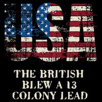 The British Blew A 13 Colony Lead Funny 4th Of July Sustainable Bucket Hat