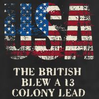 The British Blew A 13 Colony Lead Funny 4th Of July Adult Drive Performance Visor