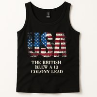 The British Blew A 13 Colony Lead Funny 4th Of July Tank Top