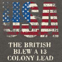 The British Blew A 13 Colony Lead Funny 4th Of July Cotton Canvas Backpack