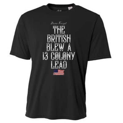 The British Blew A 13 Colony Lead Cooling Performance Crew T-Shirt