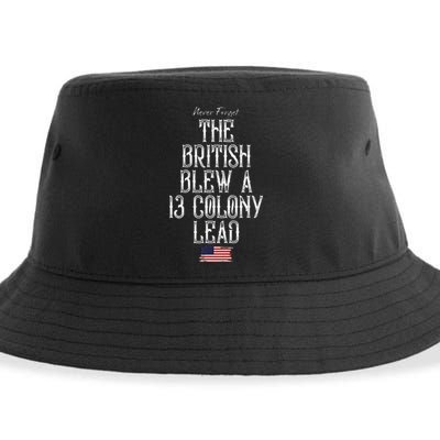 The British Blew A 13 Colony Lead Sustainable Bucket Hat