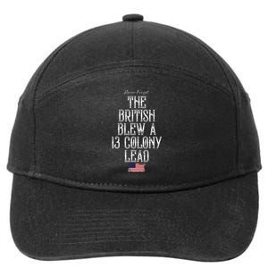 The British Blew A 13 Colony Lead 7-Panel Snapback Hat