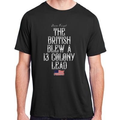 The British Blew A 13 Colony Lead Adult ChromaSoft Performance T-Shirt