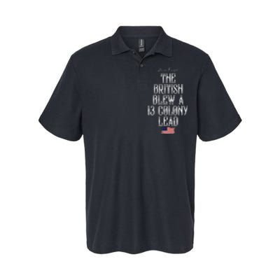 The British Blew A 13 Colony Lead Softstyle Adult Sport Polo