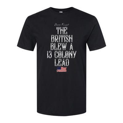 The British Blew A 13 Colony Lead Softstyle CVC T-Shirt