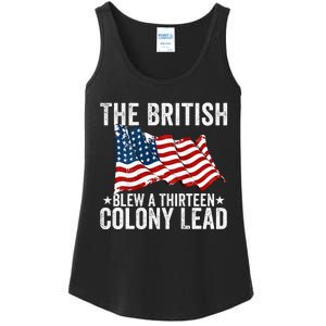 The British Blew A Thirteen Colony Lead Ladies Essential Tank