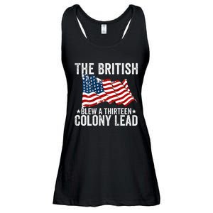 The British Blew A Thirteen Colony Lead Ladies Essential Flowy Tank