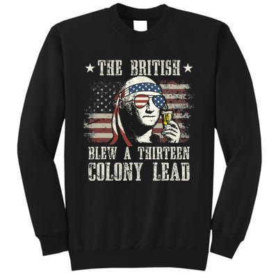 The British Blew A 13 Colony Lead George Washington 4th Of July Sweatshirt