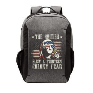 The British Blew A 13 Colony Lead George Washington 4th Of July Vector Backpack