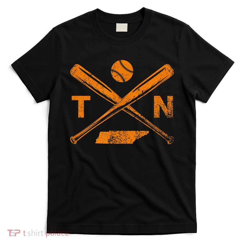 Tennessee Baseball Bats & Ball Classic Baseball Player T-Shirt