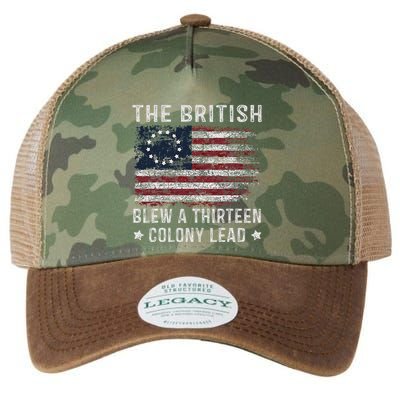 The British Blew A 13 Colony Lead Legacy Tie Dye Trucker Hat